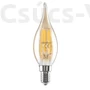 Kép 1/2 - Filament LED izzó E14 4W, 350 lm, 2700K - Gyertya
