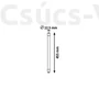 Kép 2/2 - T4 Fénycső T4 16W G5 foglalattal - Fluorescent