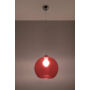 Kép 3/8 - Sollux - Függeszték lámpa - BALL vörös