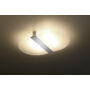 Kép 3/8 - Sollux- SALIA mennyezeti lámpa, üveg- fehér/króm