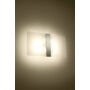 Kép 3/8 - Sollux- AZALIA fali lámpa, üveg- fehér/króm